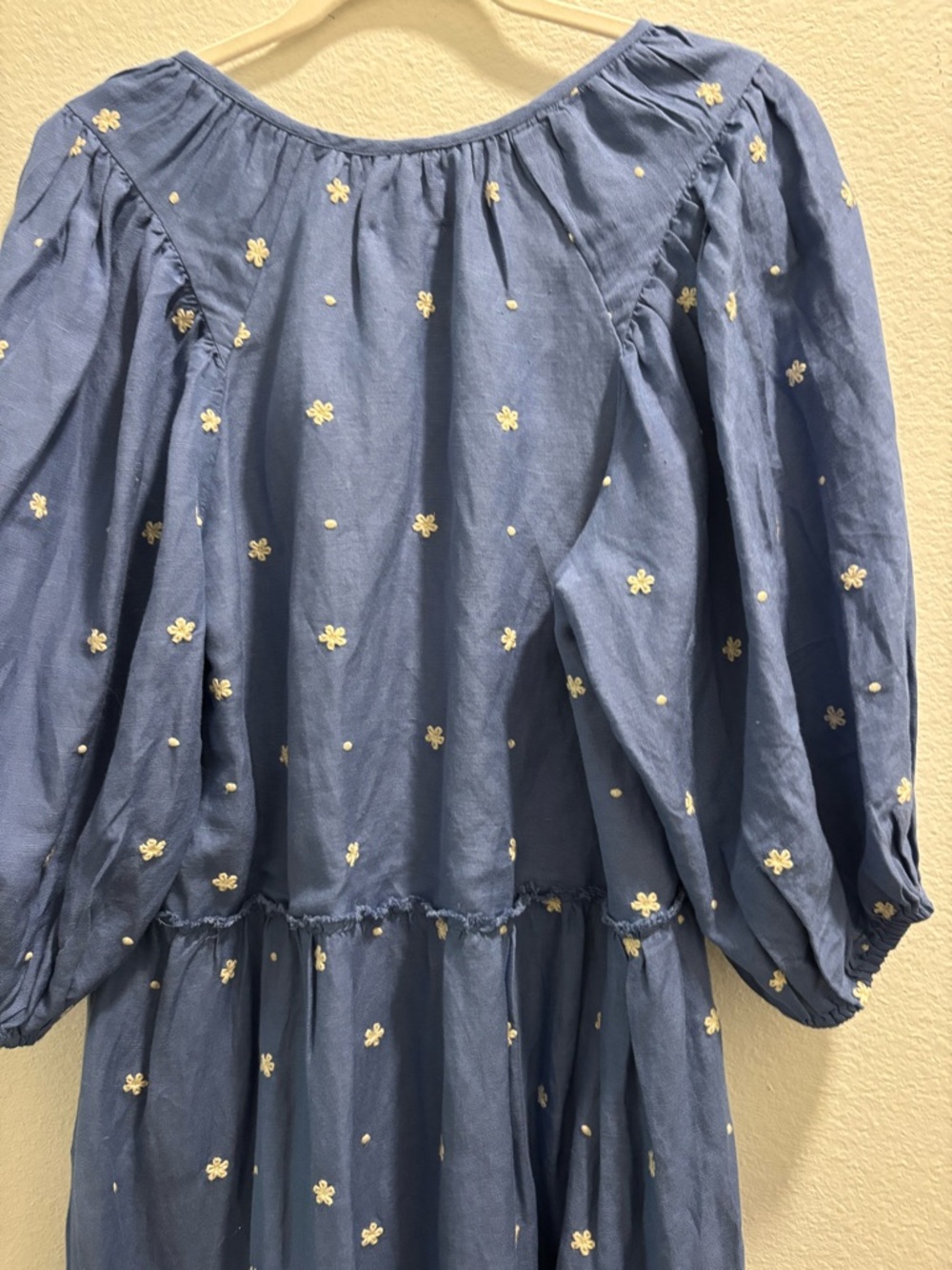 Harper Sage Secret Garden Dress in Colbalt, size M - Picture 11 of 11